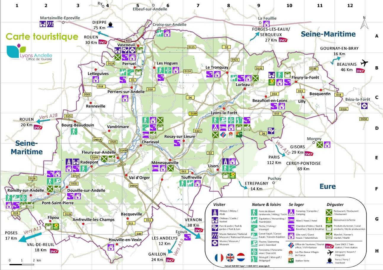 Access and transportation - Lyons Andelle Tourisme